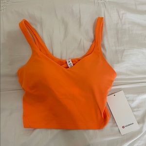 Lululemon orange soda align tank size 6